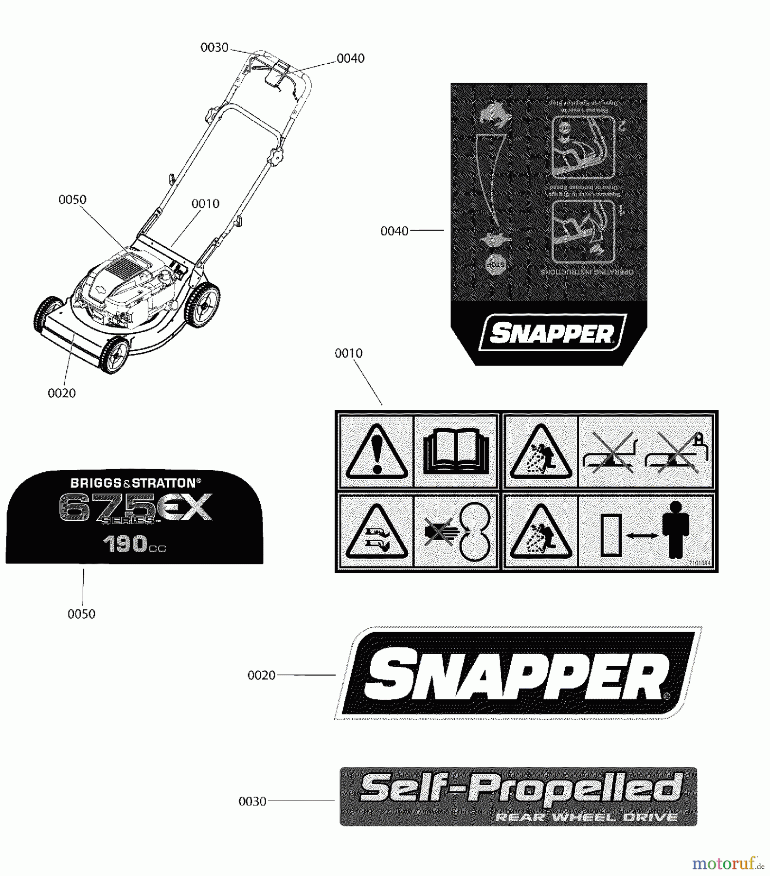 Snapper Rasenmäher ESPV21675 (7800253) - Snapper 21