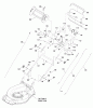 Snapper ESPV21875EXAL (881639) - 21" Walk-Behind Mower, 875 Series (Export) Ersatzteile Handle Assembly
