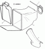 Snapper NFRP216012E (82431) - 21" Walk-Behind Mower, 6 HP, Steel Deck, Series 12 Ersatzteile Grass Bag - Accessory