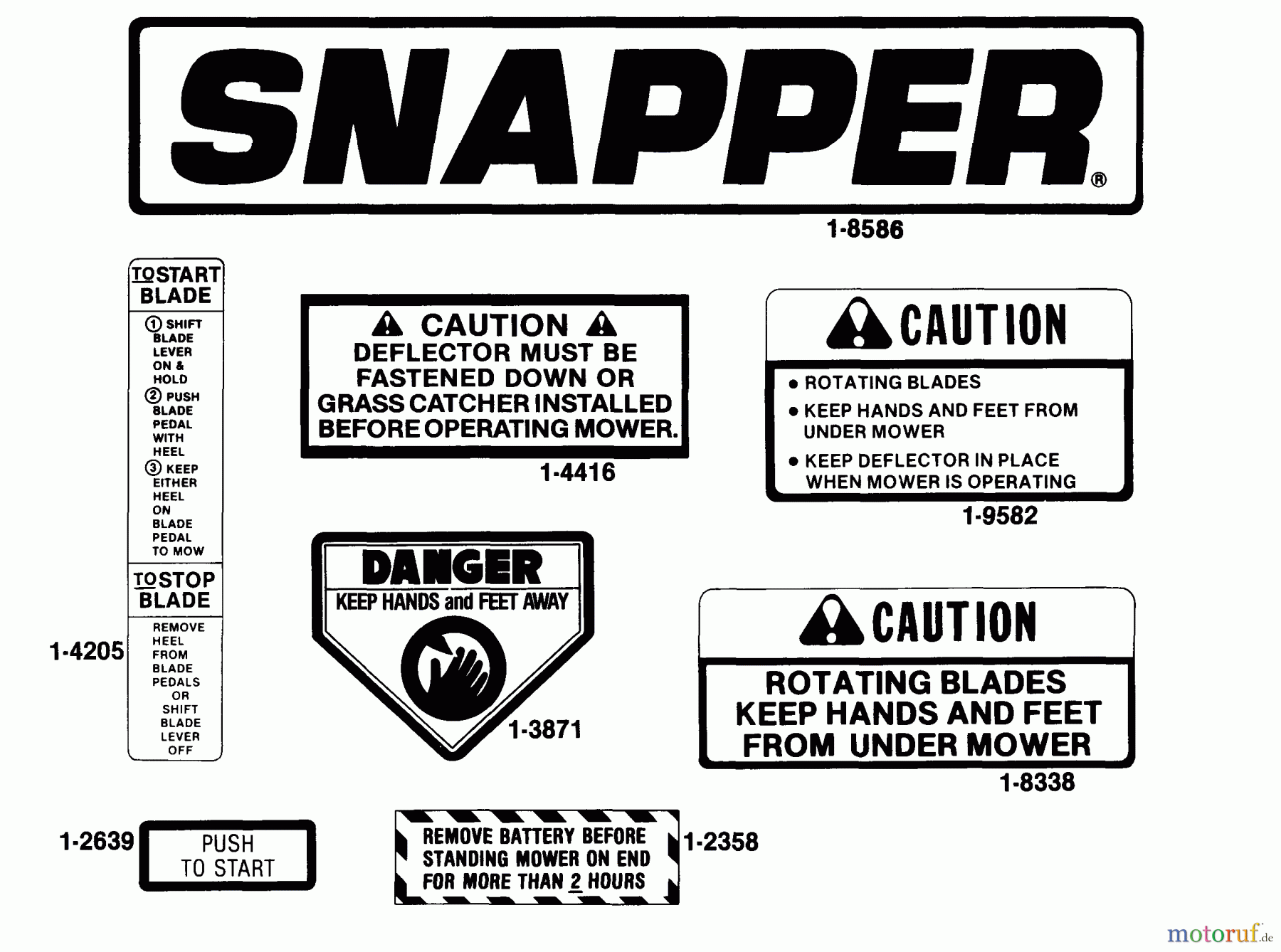 Snapper Zubehör. Rasenmäher 7060947 - Snapper Bag N-Wagon, 30 Bushel 3011X5S 30