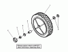 Snapper MR216518B (80458) - 21" Walk-Behind Mower, 6.5 HP, Steel Deck, MR Series 18 Ersatzteile FRONT WHEELS