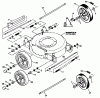 Snapper R204513E - 20" Walk-Behind Mower, 4.5 HP, Series 13 Ersatzteile Wheels, Guards & Axles