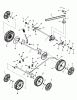 Snapper NSPV2270E (7800781) - 22" Walk-Behind Mower, 7 HP, Steel Deck, Electric Start, California Ersatzteile Transmission & Wheels Group