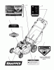 Snapper NSPV2270HW (7800755) - 22" Walk-Behind Mower, 7.0 HP, Variable Speed High Wheel Ersatzteile Decals Group