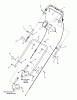 Snapper NSPV2270HW (7800755) - 22" Walk-Behind Mower, 7.0 HP, Variable Speed High Wheel Ersatzteile Handle & Controls Group