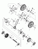 Snapper NSPV2270HW (7800755) - 22" Walk-Behind Mower, 7.0 HP, Variable Speed High Wheel Ersatzteile Transmission & Wheels Group