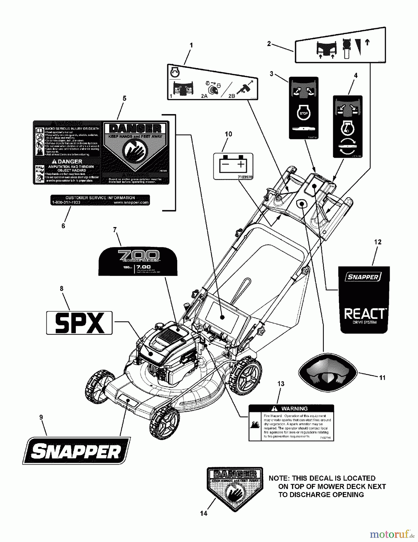 Snapper Rasenmäher NSPXV2270 (7800756) - Snapper 22