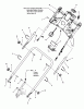 Snapper NXT22875EE (7800752) - 22" Walk-Behind Mower, 8.75 HP, Electric Start Ersatzteile Handle & Controls Group, EHOC (MY 2011)