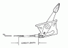 Snapper PB21550V - 21" Walk-Behind Mower, 5.5 HP, Steel Deck, BBC, 1993 & 1994 Ersatzteile Throttle Control
