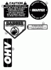 Snapper 7060947 - Bag N-Wagon, 30 Bushel 301318BE 30" 13 HP Rear Engine Rider Series 18 (84382) Ersatzteile Decals (Series 18) (Part 2)