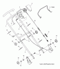 Snapper S19550FC (881227) - 19" Walk-Behind Mower, 5.5 HP, 3N1 Ersatzteile Handle Group