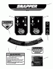 Snapper SP21 (7800004) - 21" Walk-Behind Mower, 6.5 HP, Steel Deck, Easy Line Ersatzteile DECALS