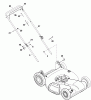 Snapper SP70 (7800923-00) - 21" Walk-Behind Mower, Self Propelled, 675 Series Ersatzteile Handle Group