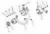 Snapper 7060947 - Bag N-Wagon, 30 Bushel 281320BE 28" 13 HP Rear Engine Rider Series 20 Ersatzteile Engines & Exhaust Muffler
