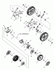 Snapper SPV22725HW (7800831) - 22" Walk-Behind Mower, 7.25 HP, Variable Speed High Wheel Ersatzteile Wheel Group, 4 Point HOC, High-Wheel