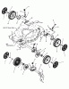 Snapper SPXV22725 (7800832) - 22" Walk-Behind Mower, 7.25 HP, 3N1 Self-Propelled Manual Start Ersatzteile Wheels Group