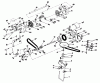 Snapper V21P4 - 21" Walk-Behind Mower, 4 HP, Cast Deck, Side Discharge, Series V Ersatzteile Transmission Assembly