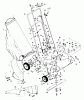 Snapper V210P - 21" Walk-Behind Mower, 3.5 HP, Cast Deck, Side Discharge, Series 0 Ersatzteile Grass Bag And Side Chute