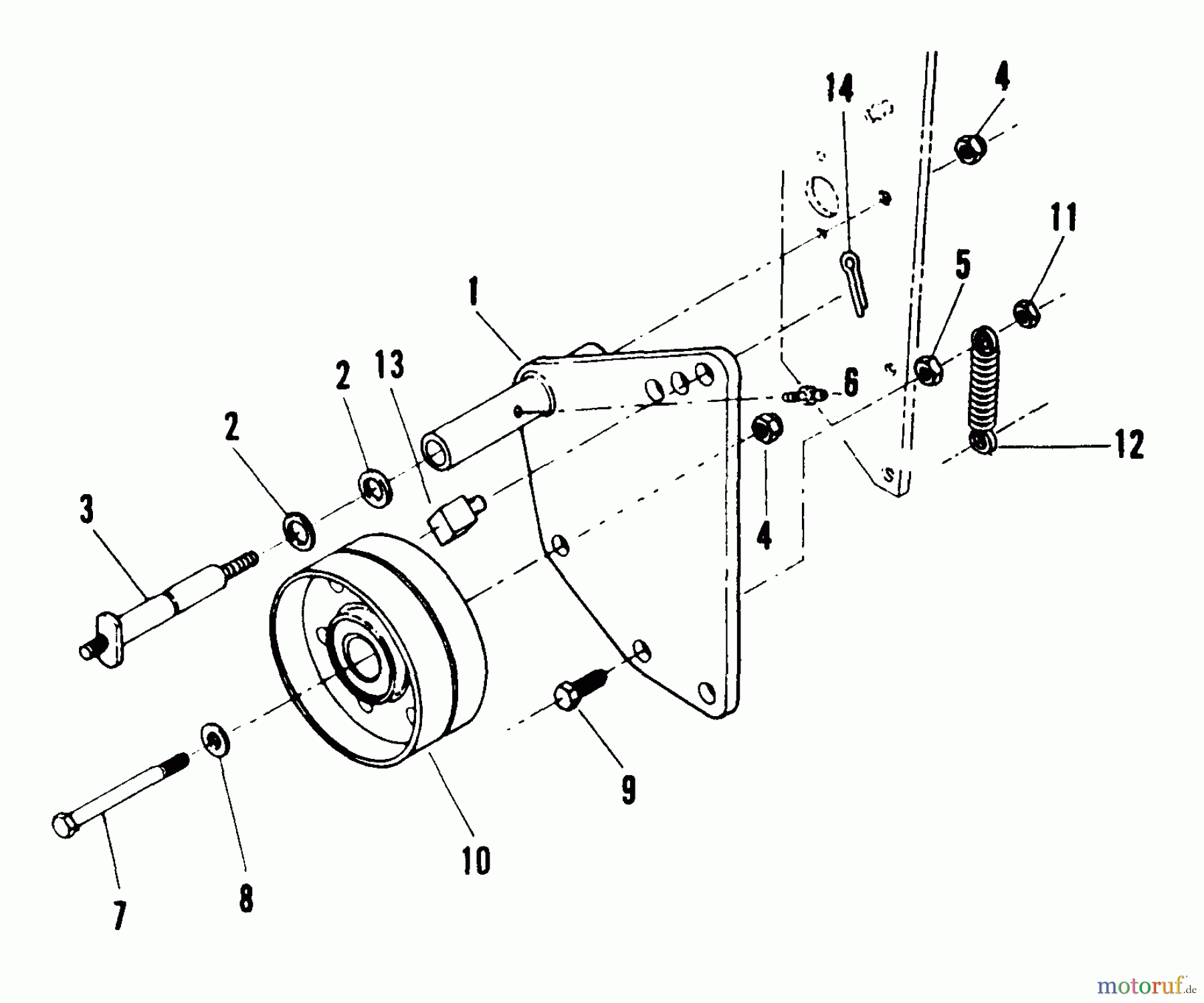Snapper Rasenmäher für Großflächen PL7140KWV - Snapper Wide-Area Walk-Behind Mower, 14 HP, Gear Drive, Loop Handle, Series 0 L.H. Traction Pulley Assembly