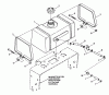 Snapper PP71402KV - Wide-Area Walk-Behind Mower, 14 HP, Gear Drive, Pistol Grip, Series 2 Ersatzteile Fuel Tank Assembly