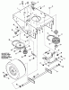 Snapper PP71402KV - Wide-Area Walk-Behind Mower, 14 HP, Gear Drive, Pistol Grip, Series 2 Ersatzteile Rear Deck, Axle & Transmission Pulley Assemblies