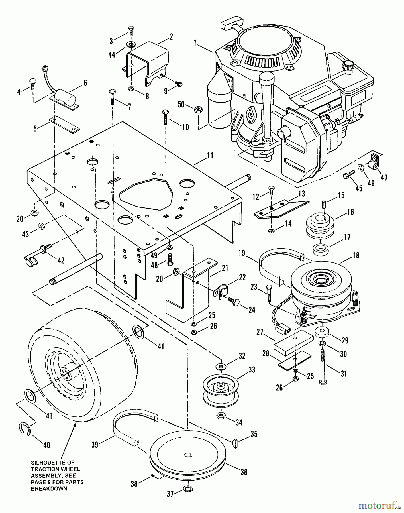 Snapper Rasenmäher für Großflächen PP71404KV - Snapper Wide-Area Walk-Behind Mower, 14 HP, Gear Drive, Pistol Grip, Series 4 Engine, Rear Deck & Transmission Pulley Assemblies