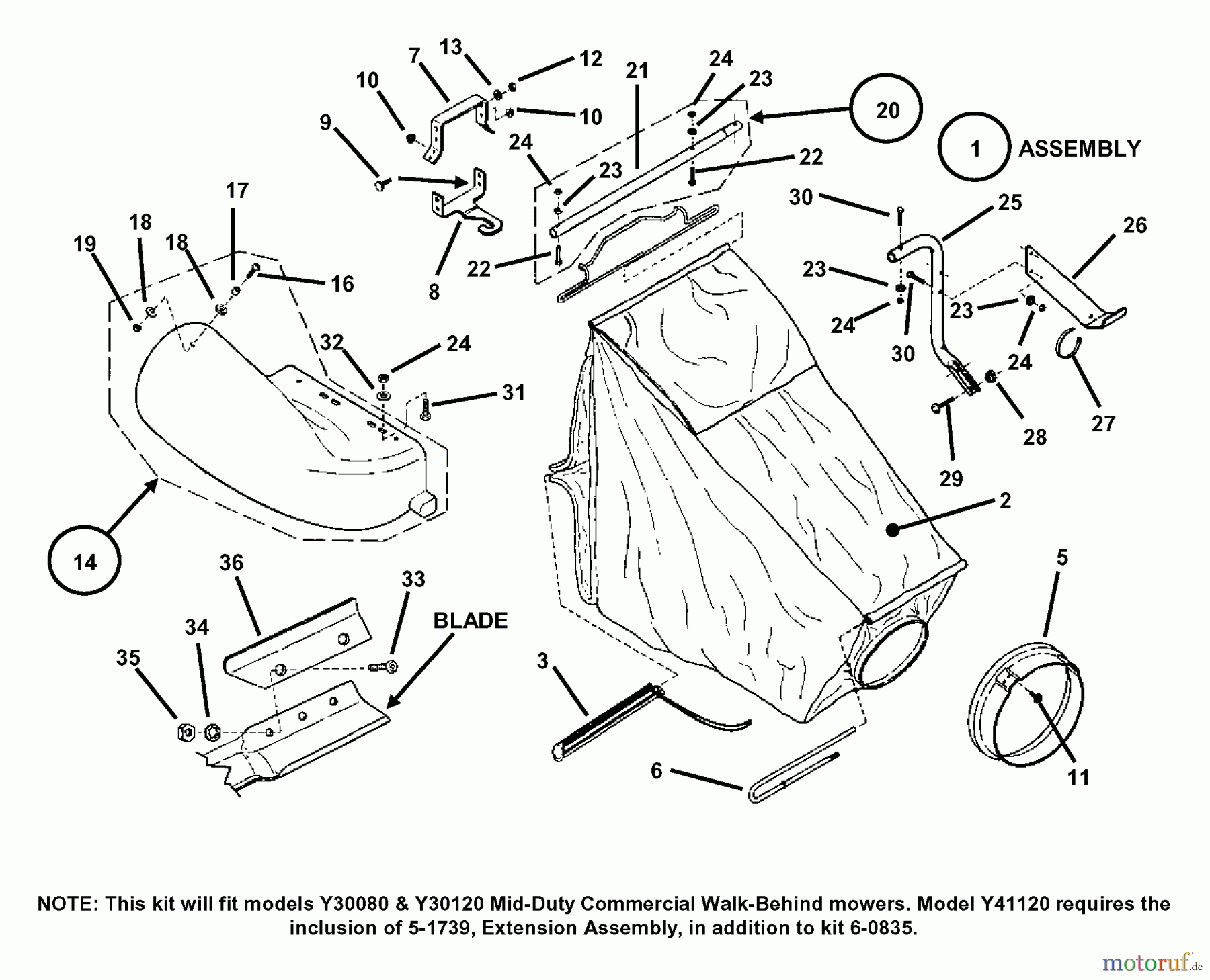 Snapper Zubehör. Rasenmäher 7060835 - Snapper Mid-Duty Walk-Behind Grass Catcher Kit Grass Catcher (Mid-Duty Walk-Behind)