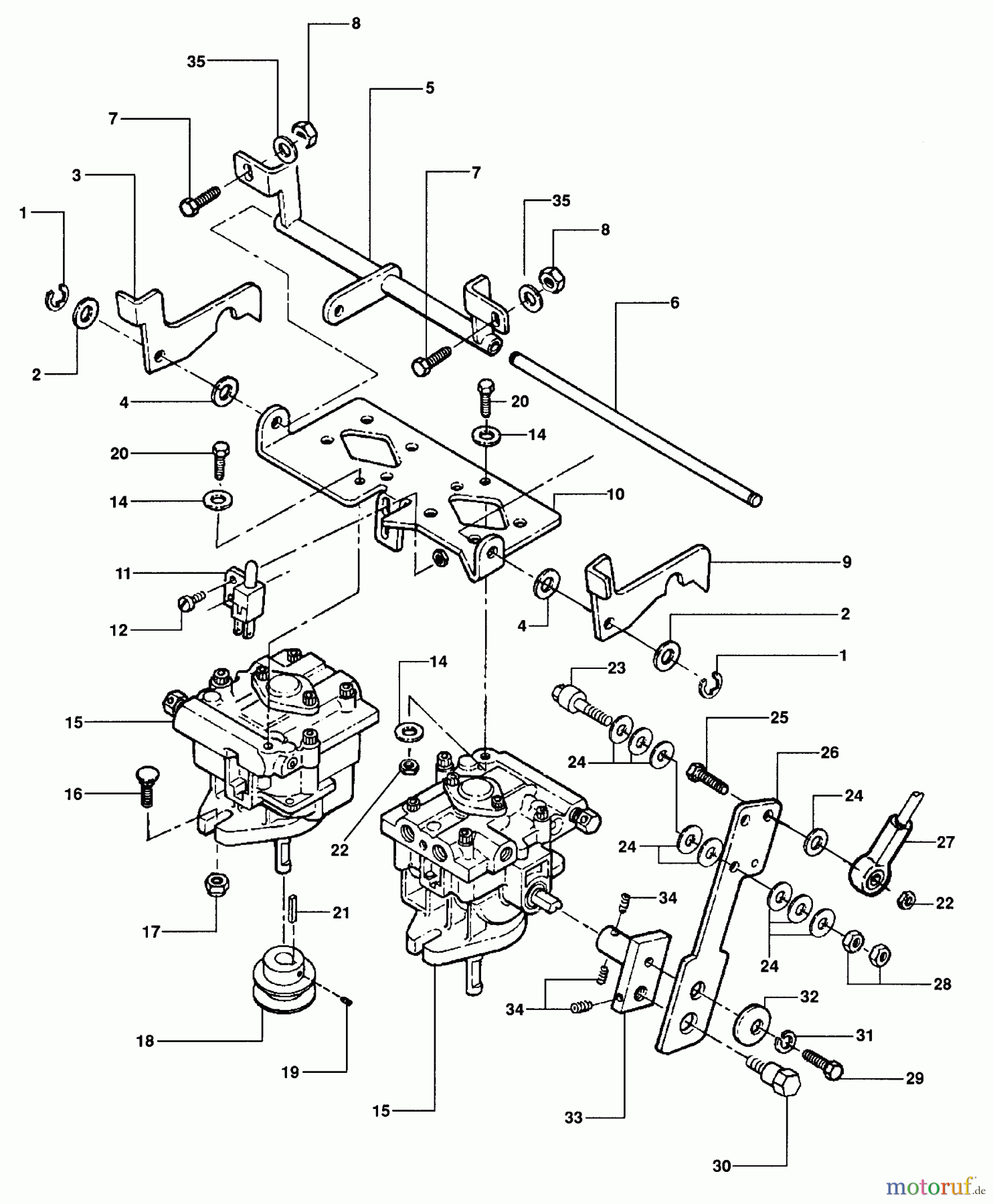  Snapper Rasenmäher für Großflächen PP7H1404KWV (80703) - Snapper Wide-Area Walk-Behind Mower, 14 HP, Hydro Drive, Pistol Grip, Series 4 Pump, Shelf, Lock Assemblies