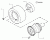 Snapper PP7H1404KWV (80703) - Wide-Area Walk-Behind Mower, 14 HP, Hydro Drive, Pistol Grip, Series 4 Ersatzteile Rear Traction Wheel Assembly