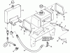 Snapper PL7H141KW - Wide-Area Walk-Behind Mower, 14 HP, Hydro Drive, Pistol Grip, Series 1 Ersatzteile Fuel Tank Assembly