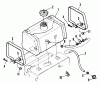 Snapper PPU180KE - Wide-Area Walk-Behind Mower, 18 HP, Mid-Size Gear Drive, Series 0 Ersatzteile Fuel Tank Assembly