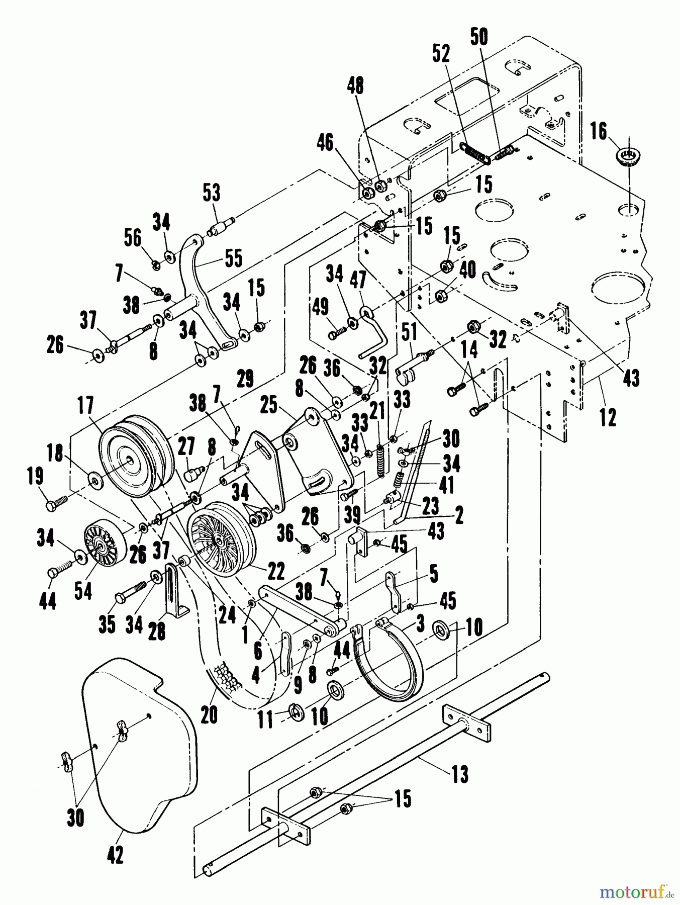 Snapper Rasenmäher für Großflächen PPU140KVE - Snapper Wide-Area Walk-Behind Mower, 14 HP, Mid-Size Gear Drive, Series 0 Rear Deck, Brake, Traction & Reverse Arm Assemblies - 36, 48, 52 And 61