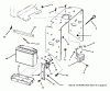 Snapper SPLH170KW (84275) - Wide-Area Walk-Behind Mower, 17 HP, Hydro Drive, Loop Handle, Series 0 Ersatzteile Tank Bracket Assembly