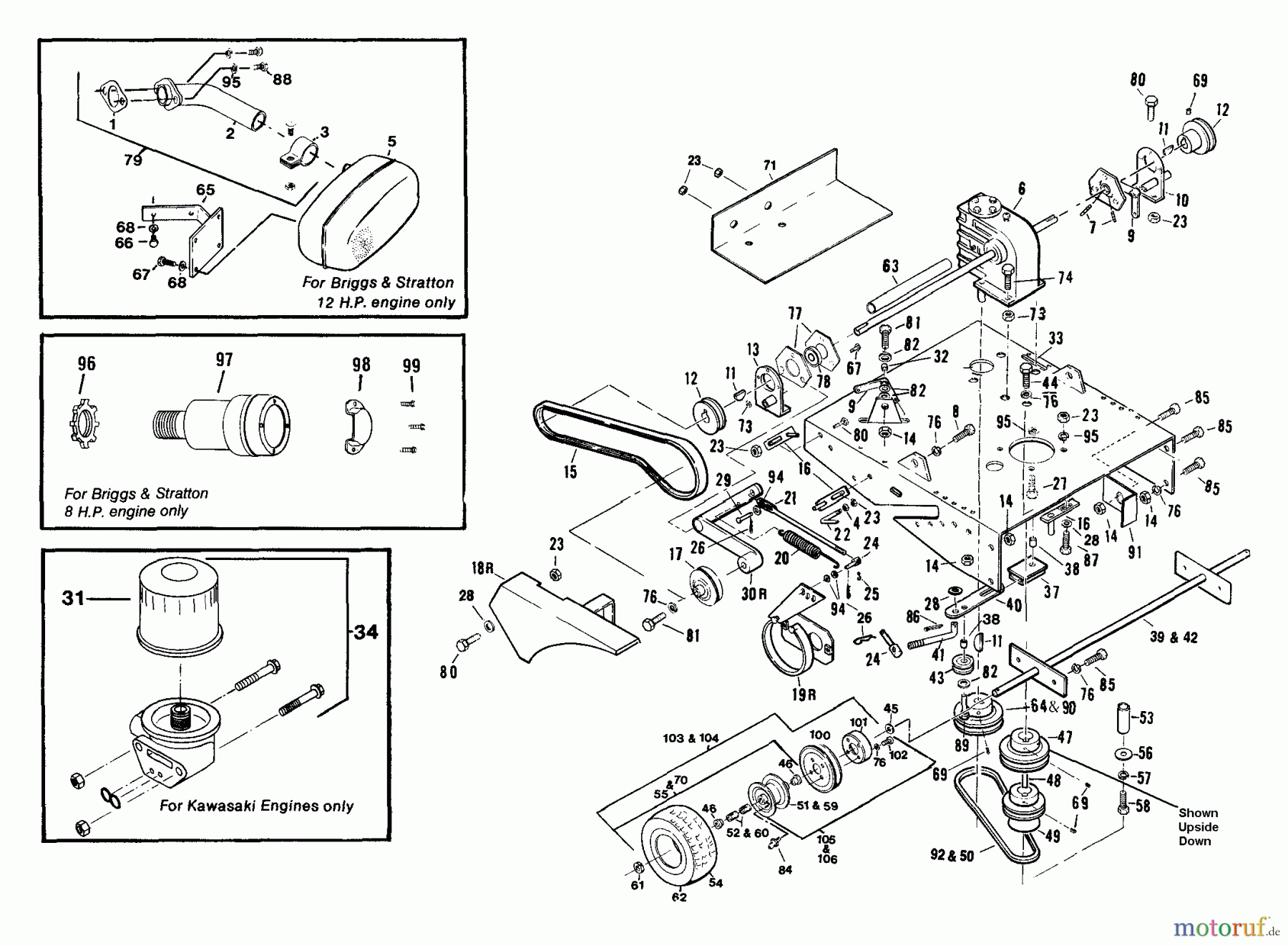 Snapper Rasenmäher für Großflächen W48120K - Snapper 48