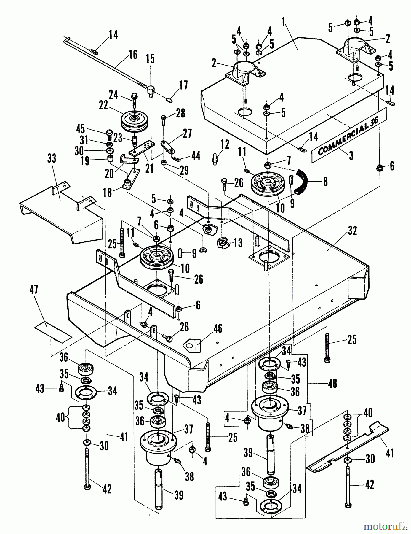 Snapper Rasenmäher für Großflächen W36121K - Snapper 36