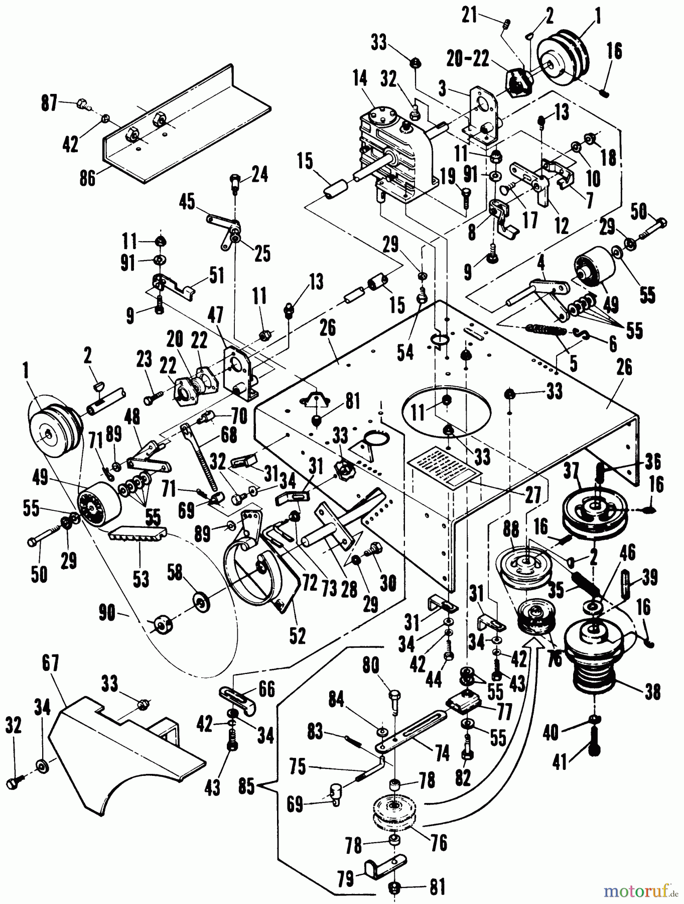 Snapper Rasenmäher für Großflächen W48122R - Snapper 48