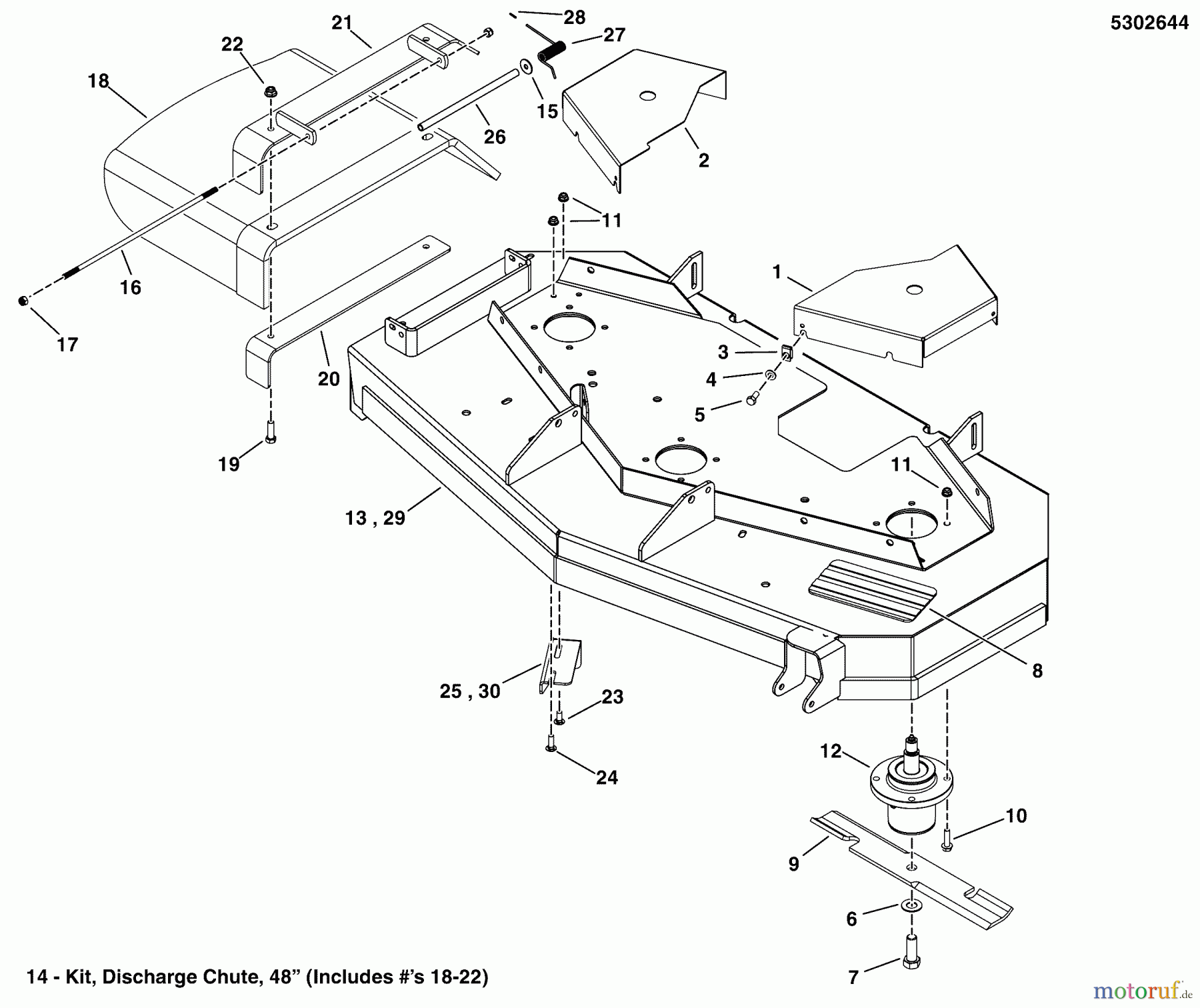 Snapper Nullwendekreismäher, Zero-Turn 500ZB2648 (5900731) - Snapper 48