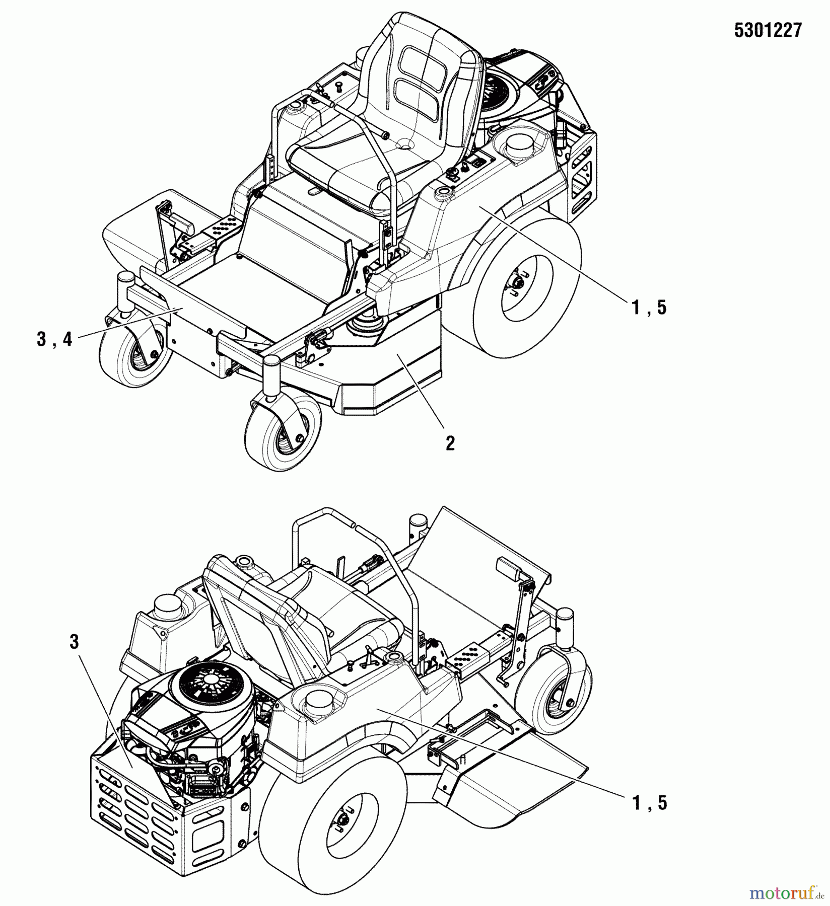  Snapper Nullwendekreismäher, Zero-Turn 500ZB2748 (5900532) - Snapper 48