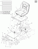 Snapper 400ZB2448 (5901275) 48" Zero-Turn Mower, 24 HP, ZTR 400Z Series Ersatzteile Seat Mount & Floor Group - S/N: 2016499707 & Above