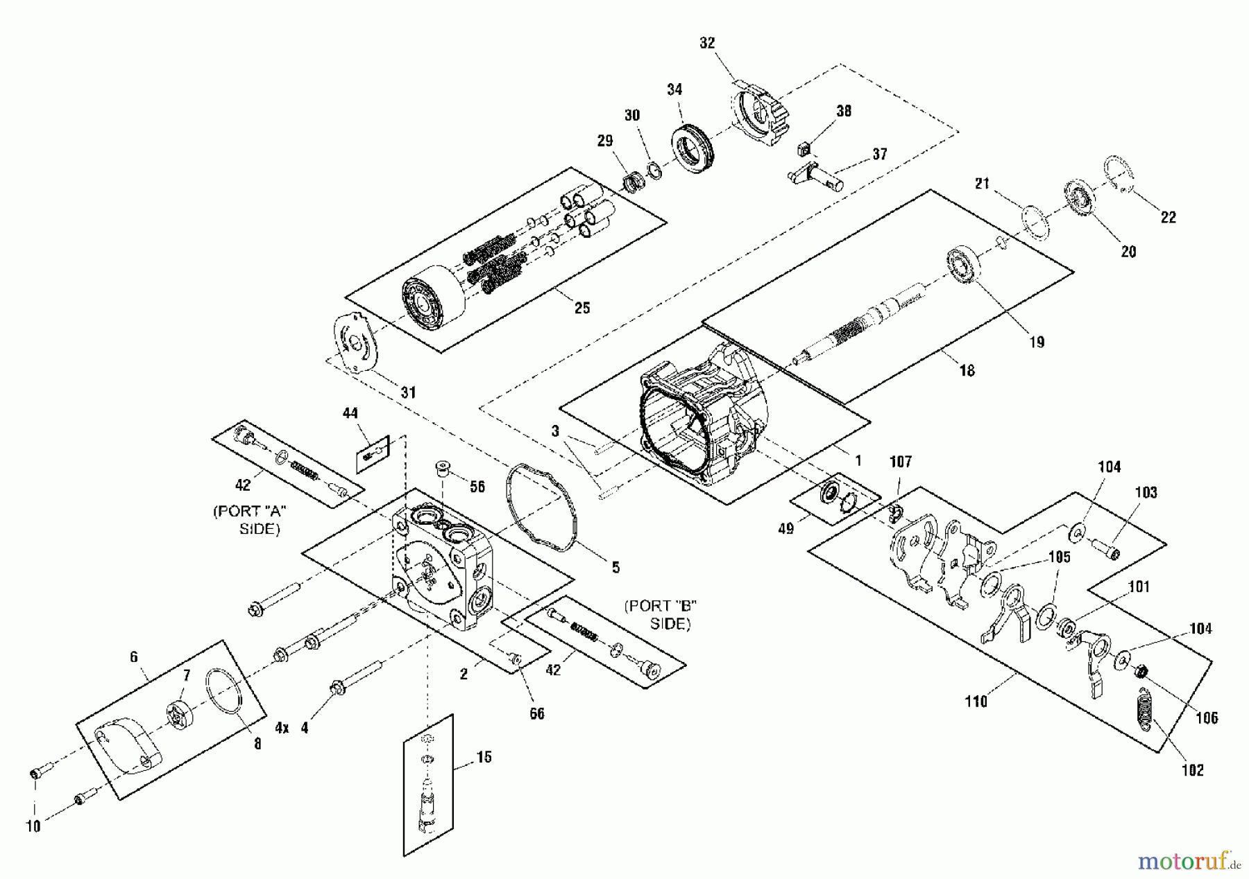 Snapper Nullwendekreismäher, Zero-Turn ZT19441KWV (5900609) - Snapper 44