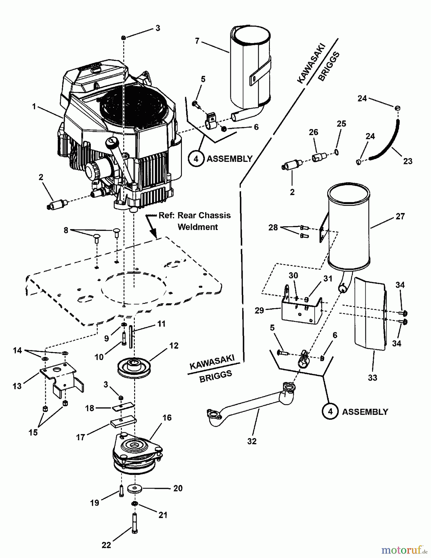 Snapper Nullwendekreismäher, Zero-Turn CZT19480KWV (85672) - Snapper 48