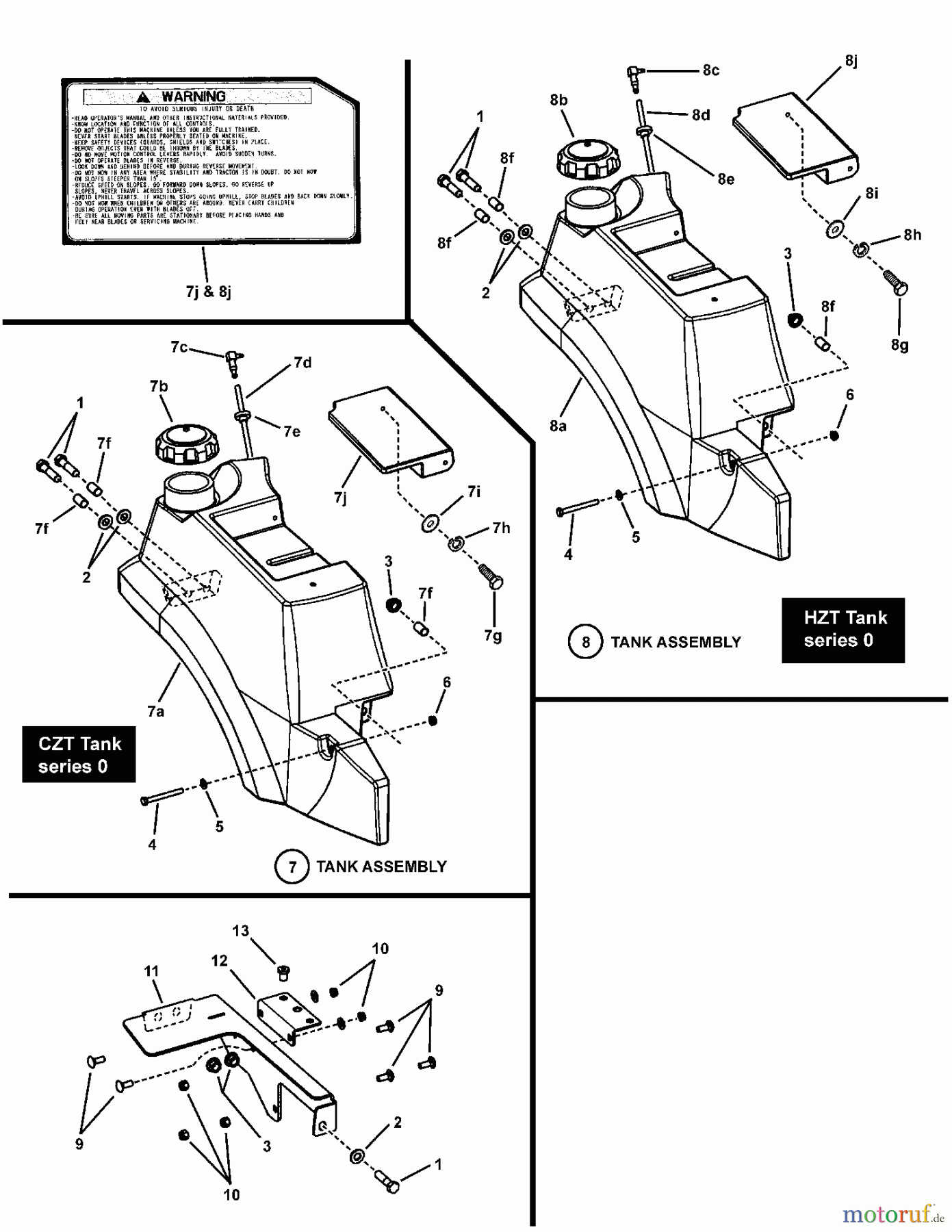 Snapper Nullwendekreismäher, Zero-Turn CZT19480KWV (85672) - Snapper 48