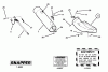 Snapper 7060945 - 41" Twin Bag Grass Catcher Ersatzteile Chute Group