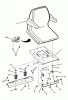 Snapper HZT21480BV (82533) - 48" Zero-Turn Mower, 21 HP, Twin Stick, ZTR Series 0 Ersatzteile SEAT ASSEMBLY (Ferris)