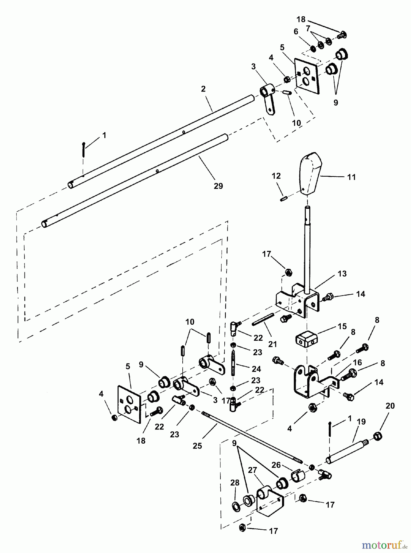 Snapper Nullwendekreismäher, Zero-Turn ZM2500KH (82518) - Snapper 25 HP Zero-Turn Mower, Kohler, Mid Mount, Z-Rider Series 0 Joystick Control Assembly