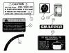 Snapper NZM21520KWV (84739) - 52" Zero-Turn Mower, 21 HP, Kawasaki, Mid Mount, Z-Rider Commercial Lawn & Turf Series 0 Ersatzteile DECALS (continued)