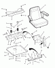 Snapper NZM21520KWV (84739) - 52" Zero-Turn Mower, 21 HP, Kawasaki, Mid Mount, Z-Rider Commercial Lawn & Turf Series 0 Ersatzteile SEAT ASSEMBLY (SERIES 0)