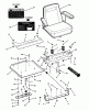Snapper NZM19481KWV (84948) - 48" Zero-Turn Mower, 19 HP, Kawasaki, Mid Mount, Z-Rider Commercial Lawn & Turf Series 1 Ersatzteile SEAT ASSEMBLY (SERIES 1)