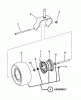 Snapper NZMXL30614KH (7800088) - 61" Zero-Turn Mower, 30 HP, Kohler, Mid Mount, Large Frame, Z-Rider Commercial Lawn & Turf Series 4 Ersatzteile CASTER WHEEL ASSEMBLY