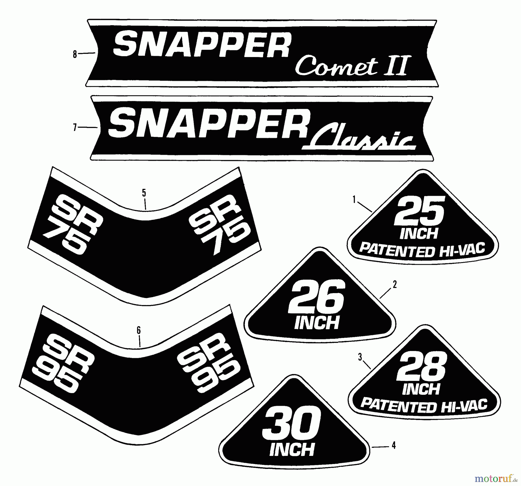Snapper Zubehör. Rasenmäher 7060947 - Snapper Bag N-Wagon, 30 Bushel 260610T 26